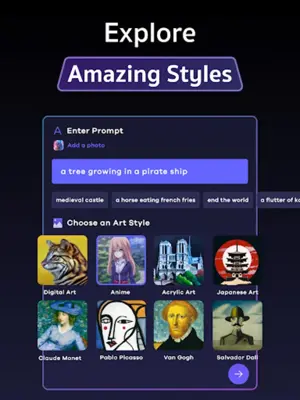 AI Photo Art Generator - Airt android App screenshot 1